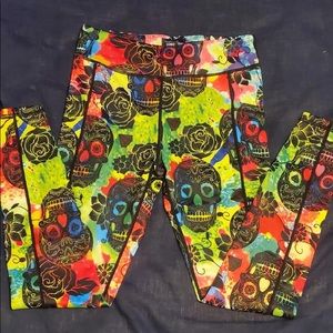 CVG Tie Dye Skulls Leggings